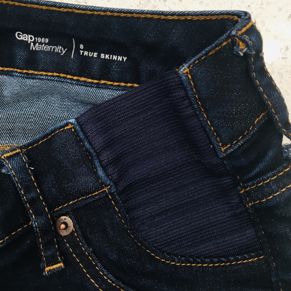 Gap Maternity Inset Panel True Skinny Jeans